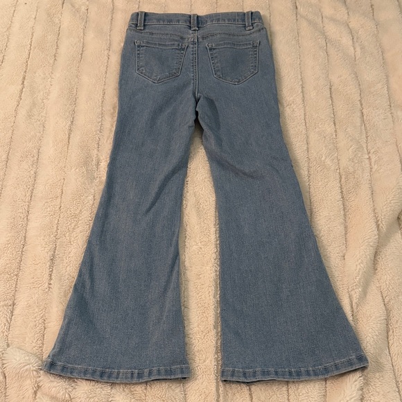 Wonder Nation Light Blue Flare Jegging Jeans with Heart Details - Picture 5 of 7